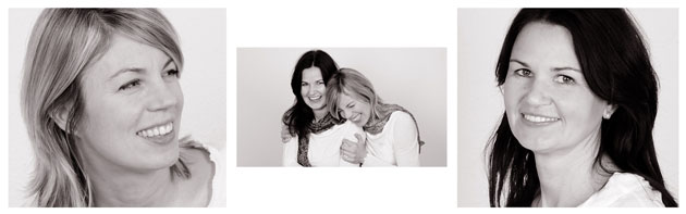 Foto von den Hebammen Sylvia Weiglein und Susann Trautmann